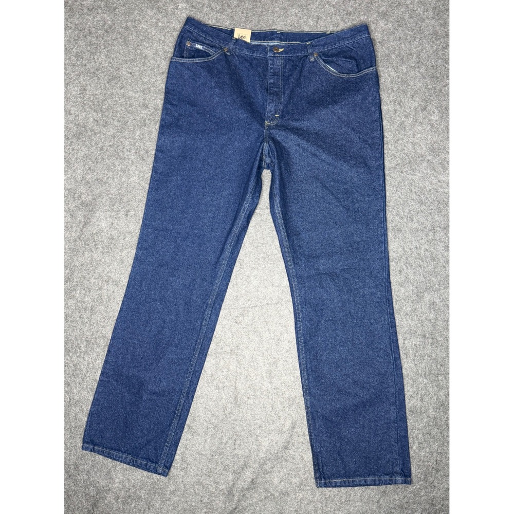 Lee Regular Fit Straight Leg Jeans Pepper Prewash‎ Blue 42x34 200-8989 Mens